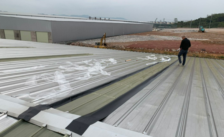 北辰厂房屋面防水维修案例